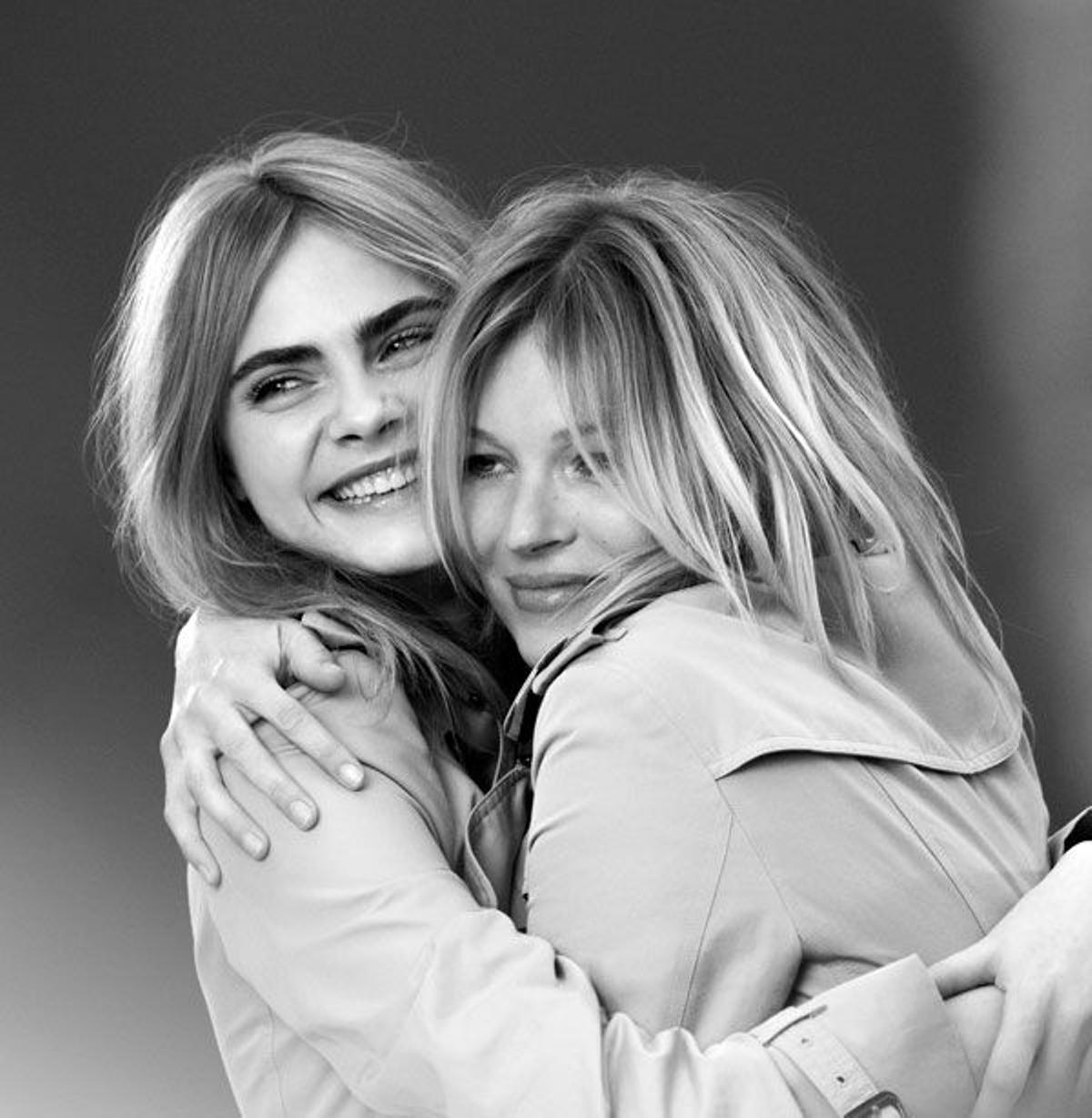 Cara Delevingne y Kate Moss