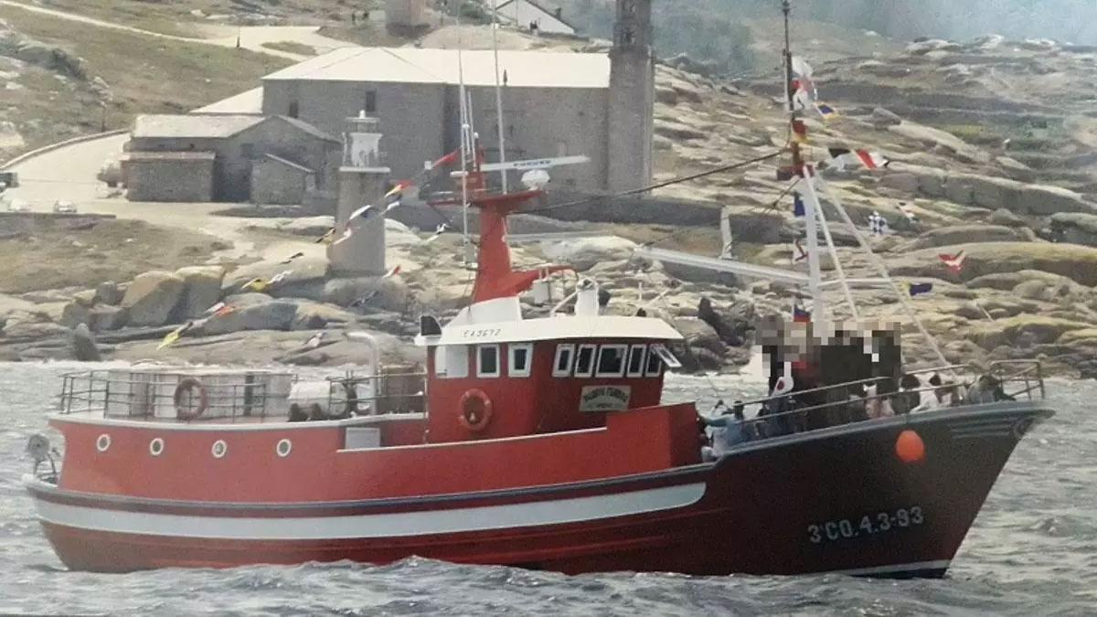 El "Valencia Filgueira" frente a Muxía, en una imagen de archivo.