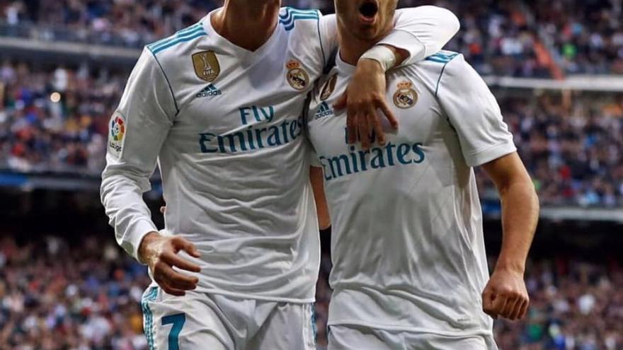 Cristiano y Marco, en el Real Madrid