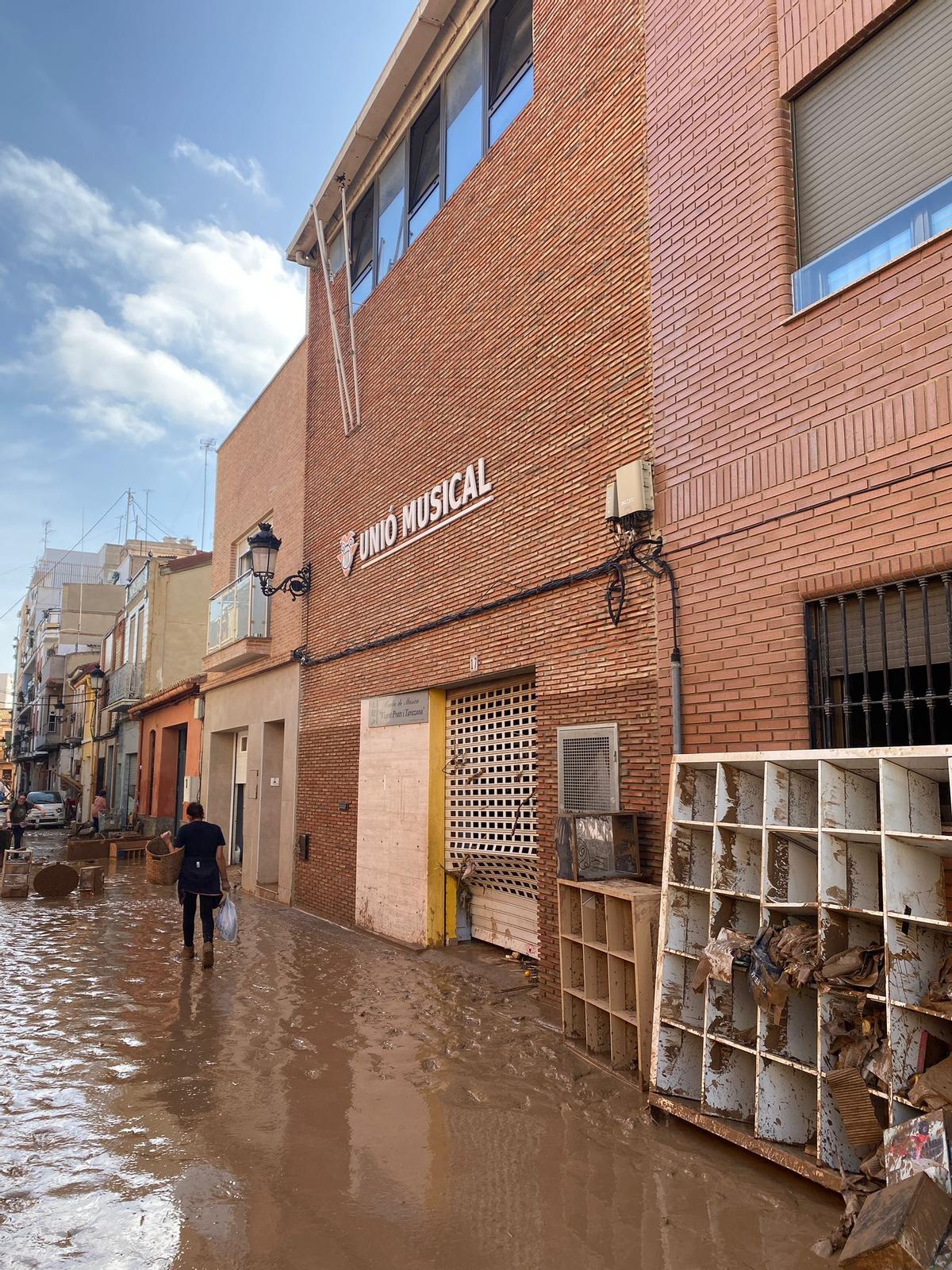 Local de una de las sociedades afectadas