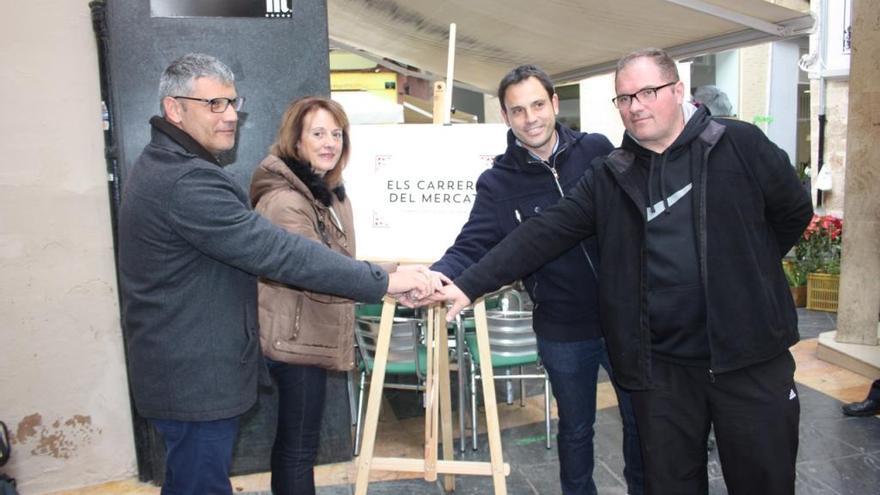 Xàtiva lanza una marca común para revitalizar el eje comercial del Mercat