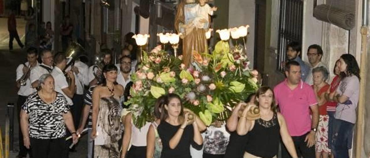 Imagen de archivo de la procesión de la calle Sant Josep.