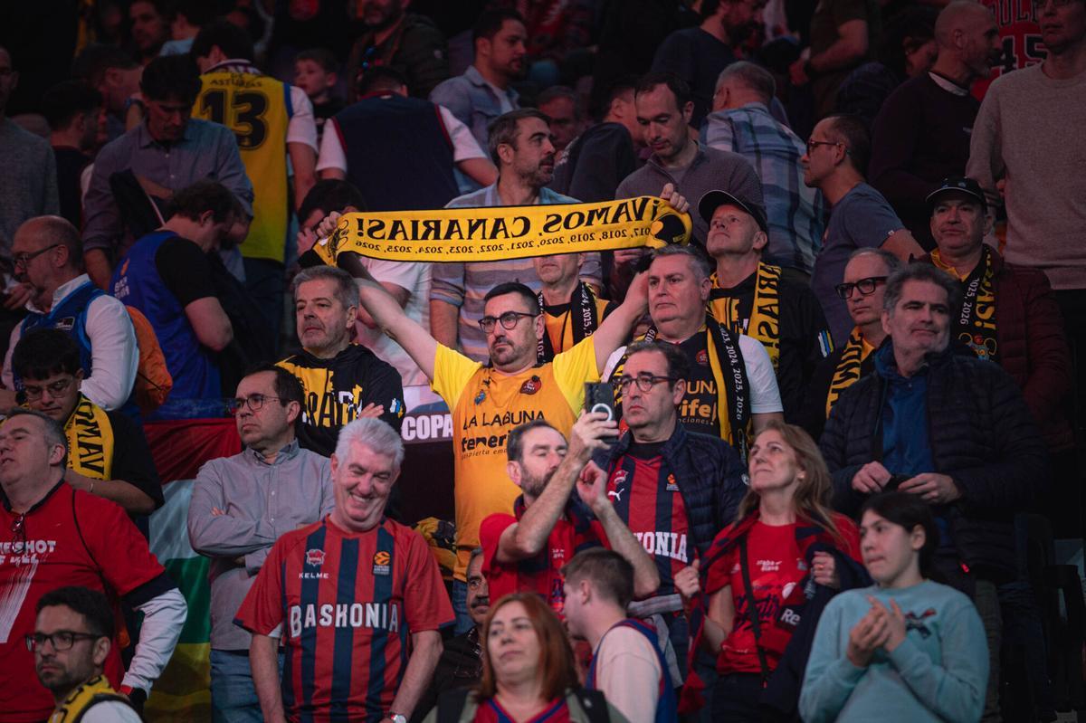 Copa del Rey, partido de cuartos de final del CB Canarias contra el Kosner Baskonia