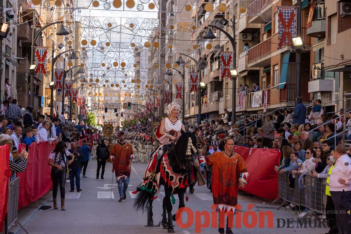 Procesión de subida a la Basílica en las Fiestas de Caravaca (Bando Moro)