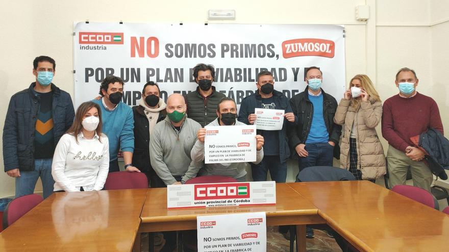 CCOO exige a Zumosol que se haga cargo de sus 38 trabajadores en Palma del Río