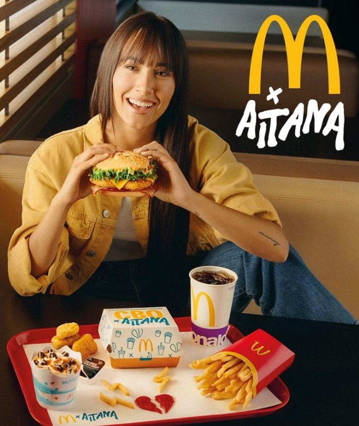 La hamburguesa de McDonald's y Aitana que ha dado mucho de que hablar