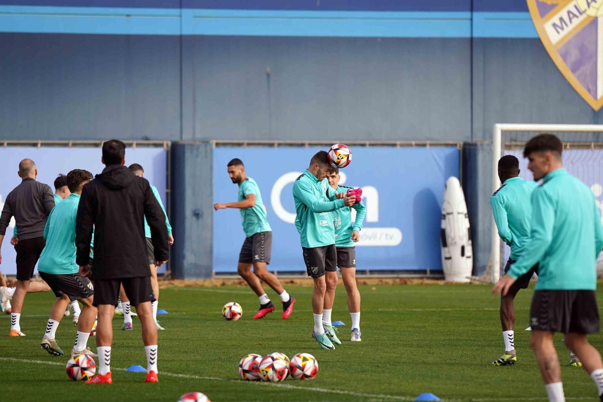 El Málaga CF retoma los entrenamientos tras el choque de Copa