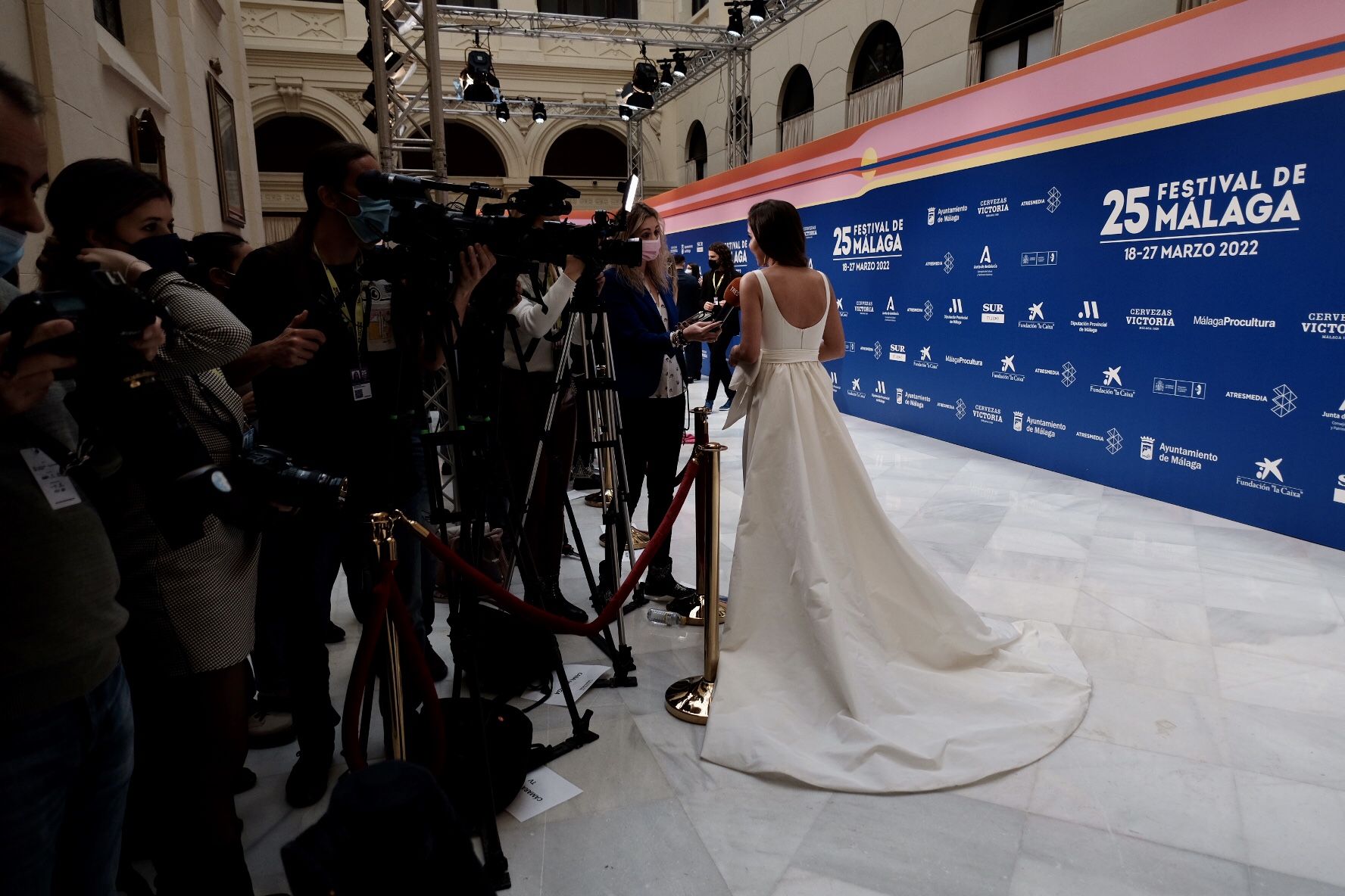 Alfombra roja de la gala de clausura del Festival de Cine de Málaga