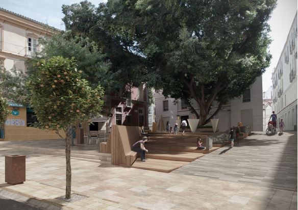 Propuesta de reforma de las plazas de San Pedro Alcántara y del Teatro