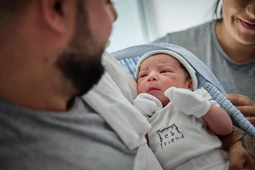 Pedro, el primer niño nacido en 2020 en Tenerife