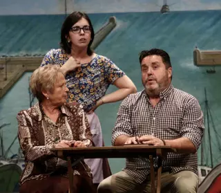 Estreno de la obra "Espérote nel puertu"