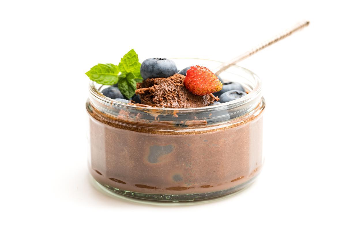 Mousse de chocolate.