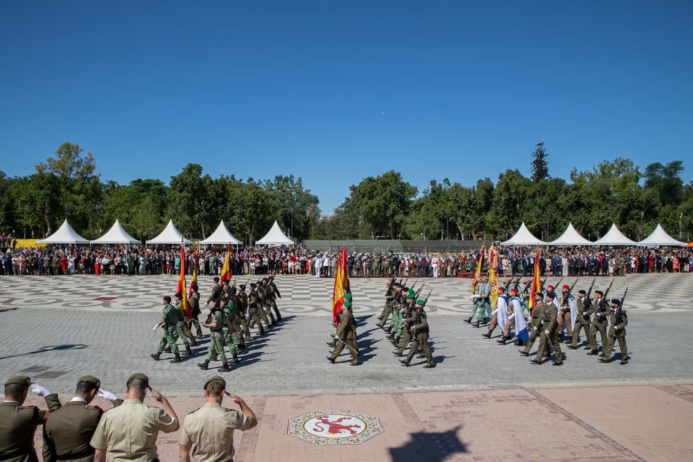 Jura de bandera civil en Sevilla.