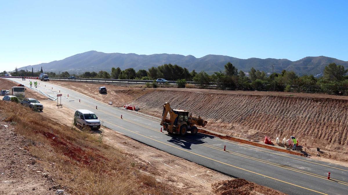 Desarrollo de las obras en las inmediaciones de lo que será el polígono industrial.