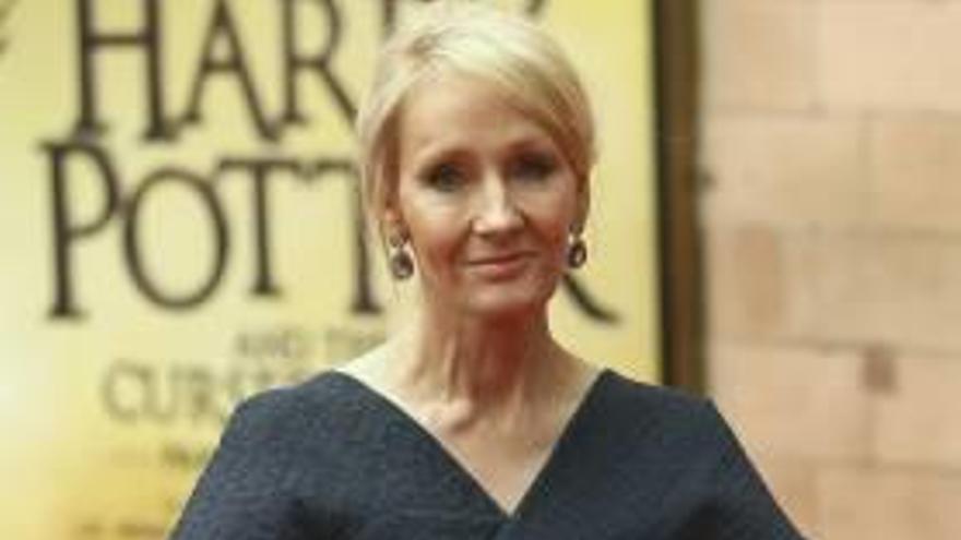 J. K. Rowling, en la presentación de la nueva obra.