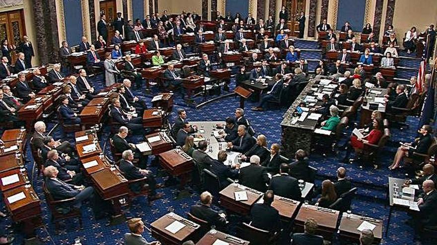 Votació del procés de destitució de Trump al Senat