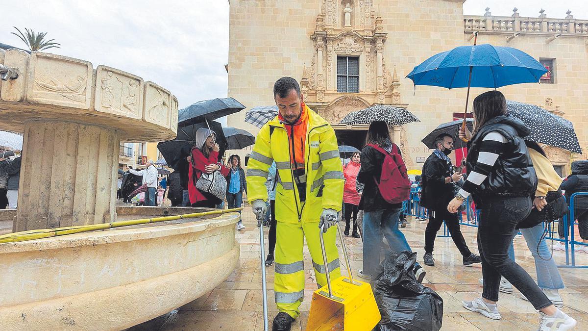 Un turno de limpieza se solapó entre los operativos de mañana y tarde.