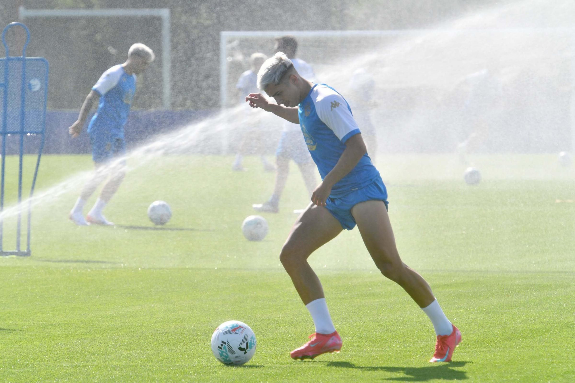 Primer entrenamiento bajo las órdenes de Antonio Hidalgo