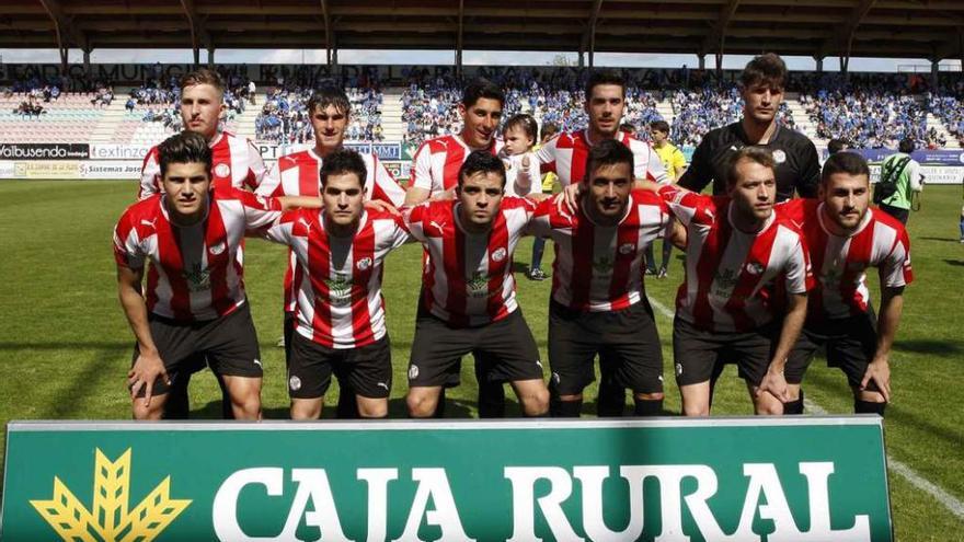 Último once inicial del Zamora. Foto Emilio Fraile