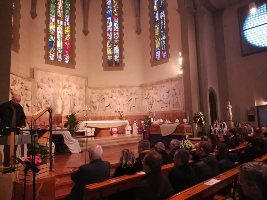 Funeral del bisbe emèrit de Solsona Jaume Traserra