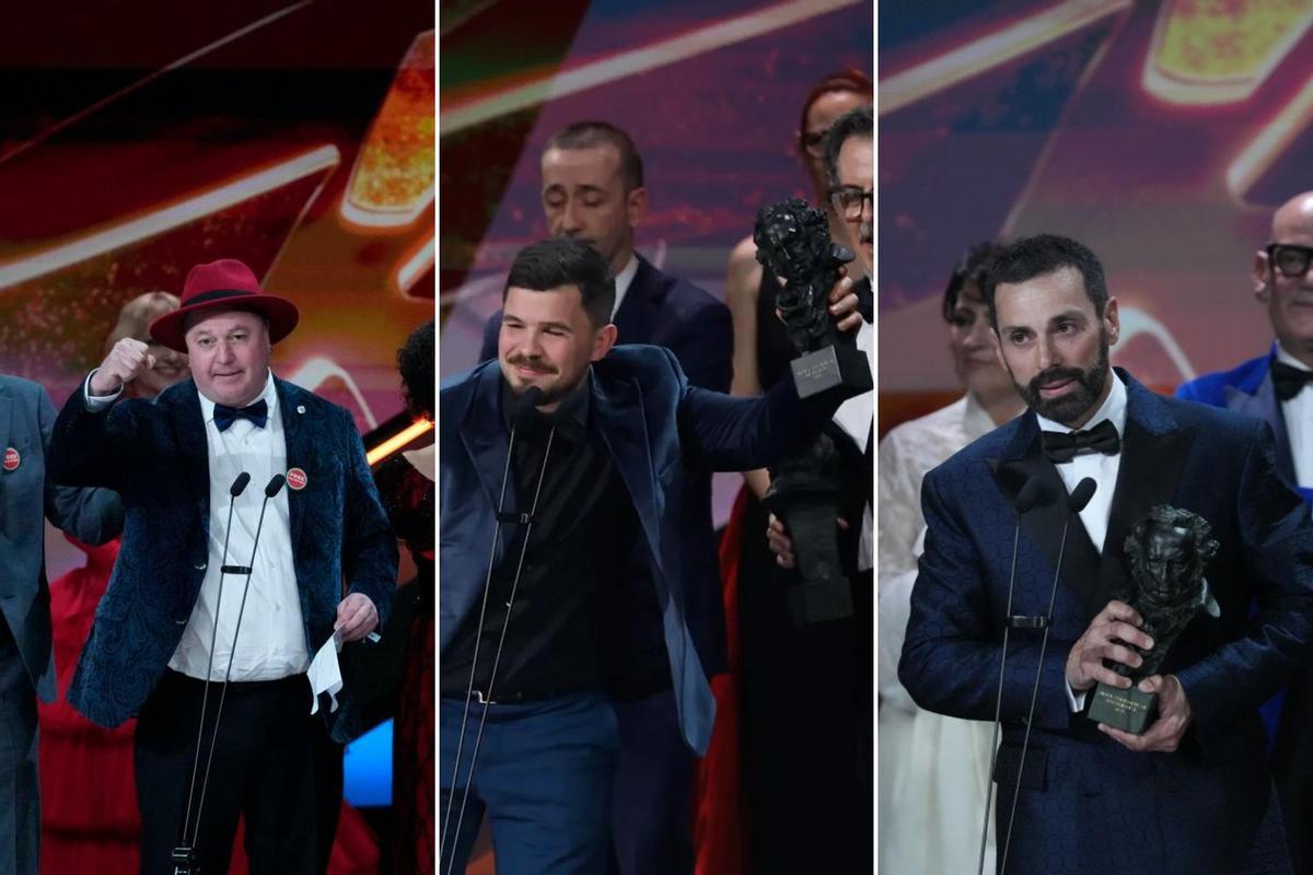 El audiovisual valenciano arrasa en los Premios Goya con siete galardones y un triplete en cortometrajes.