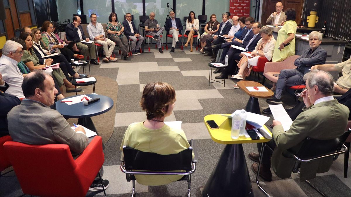 Encuentro de los representantes de las Cámaras de Comercio en Zaragoza.