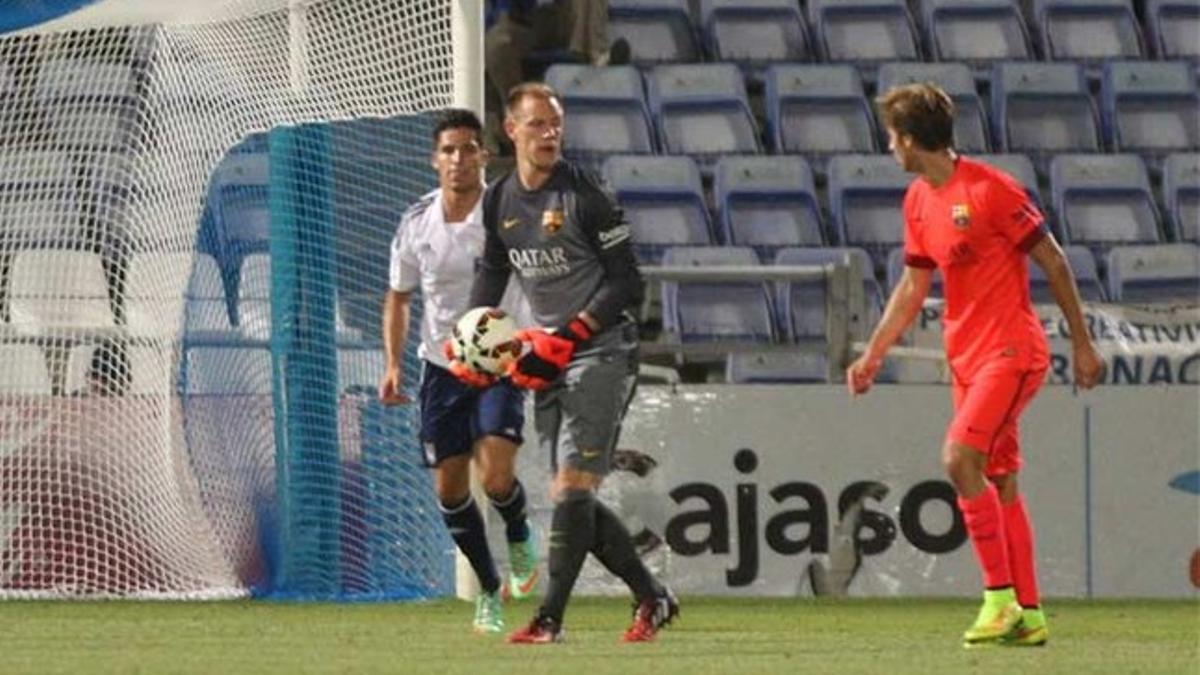 Ter Stegen tuvo un debut plácido