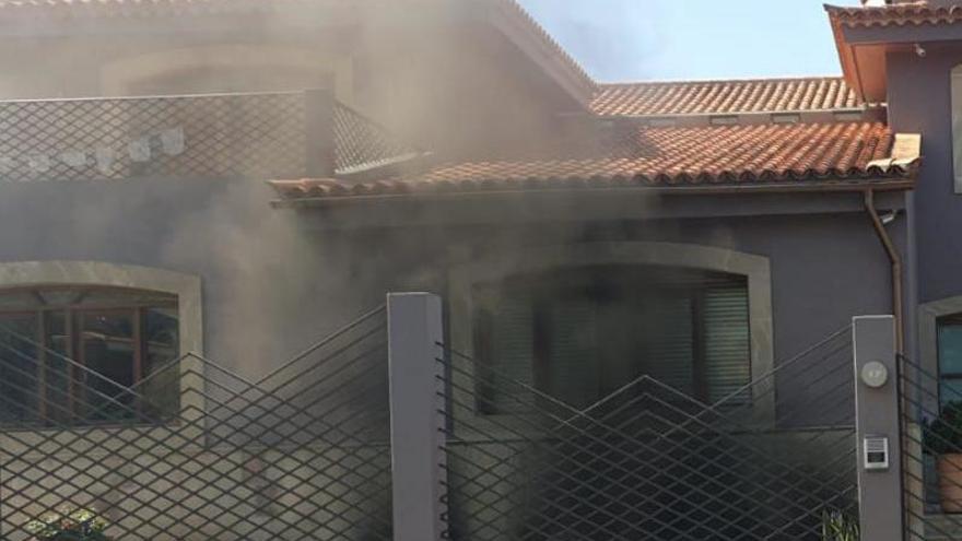 Vivienda en la que se produjo el incendio