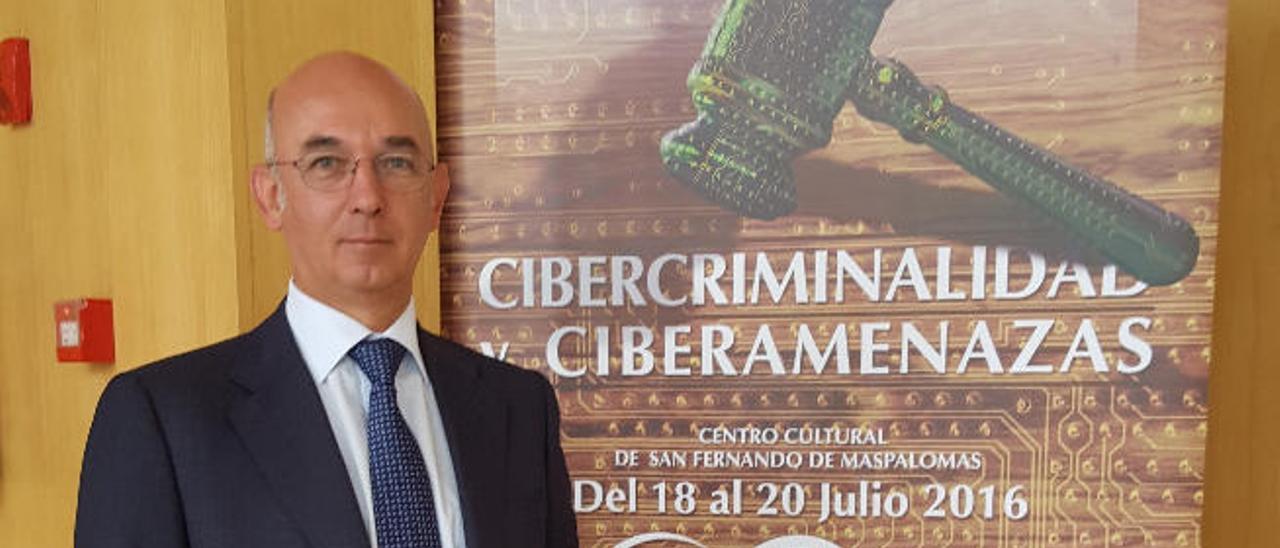 Alessandro Melchionda, ayer, en la Universidad de Verano.