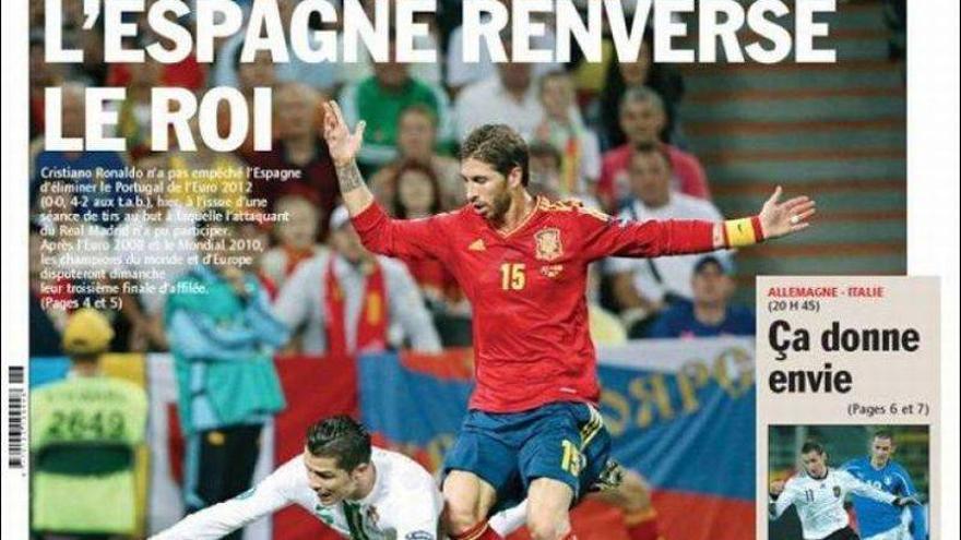 La prensa internacional destaca el triunfo de &#039;La Roja&#039; en las semifinales de la Eurocopa