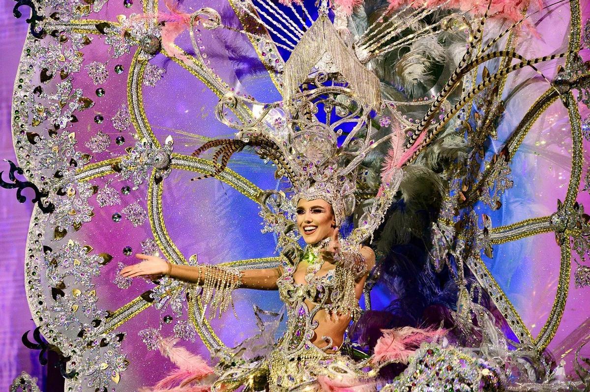 Imagen de la Reina del Carnaval de Las Palmas de Gran Canaria 2022, Daniela Medina.