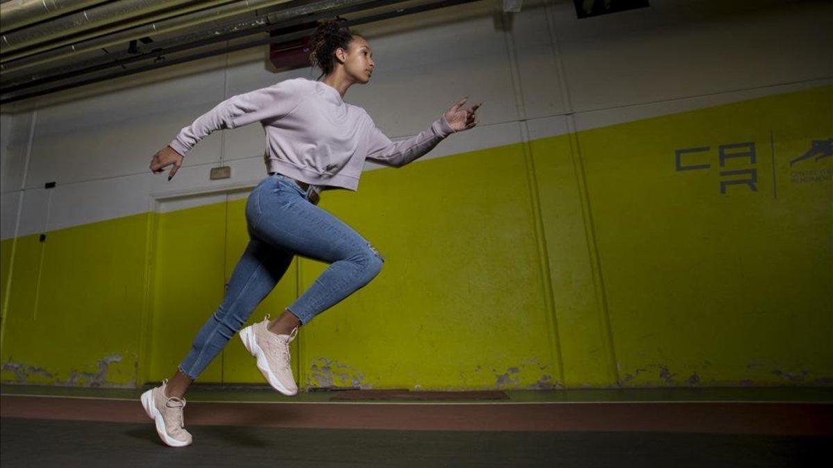 María Vicente, en las instalaciones del CAR de Sant Cugat