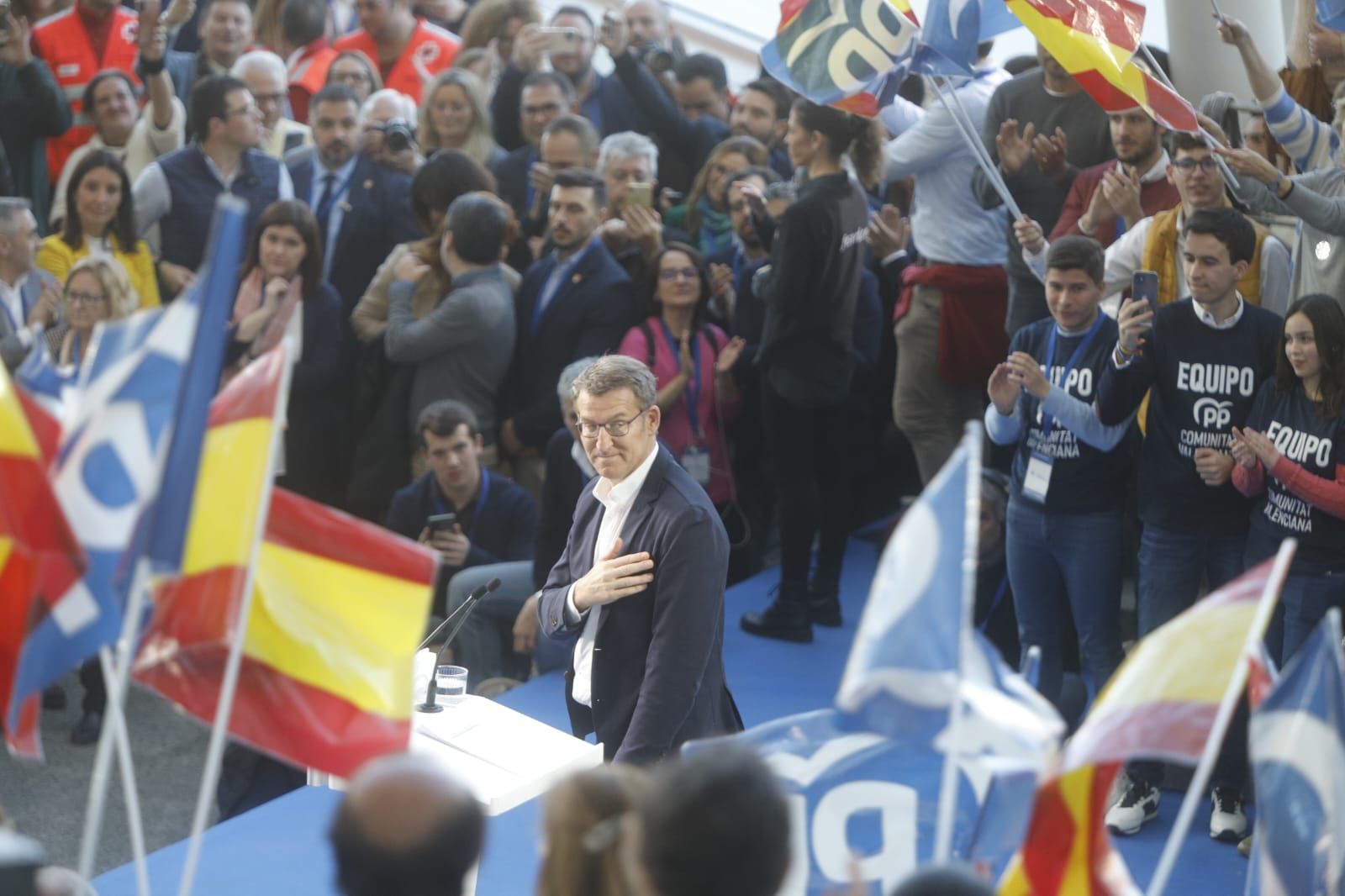 Clausura de la intermunicipal del PP en València