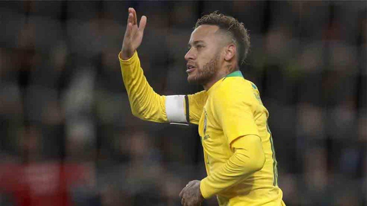 Neymar fue el autor del gol de la victoria