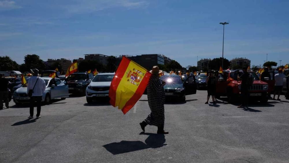 Caravana de Vox en Málaga contra el Gobierno