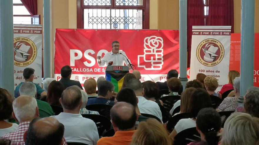 Patxi López: «Callosa es un ejemplo de defensa de la justicia social»