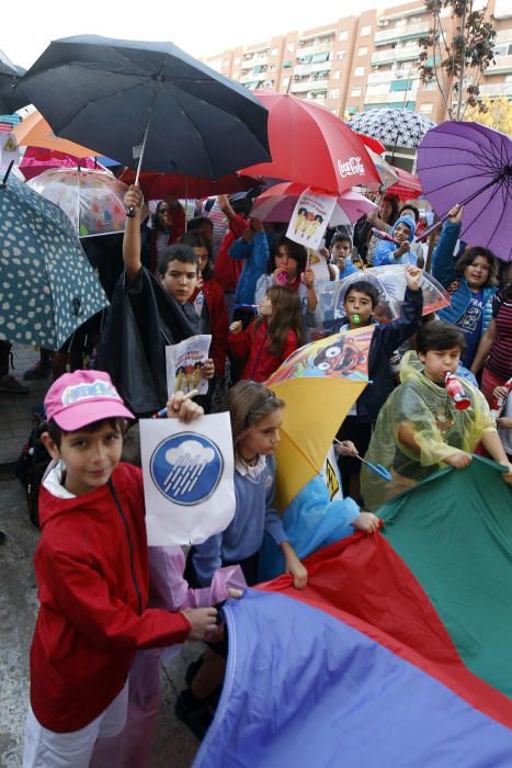 Protestas en el CEIP 103 de Valencia.