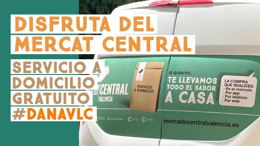 El Mercado Central llevará la comida a domicilio gratis a los pueblos de la dana