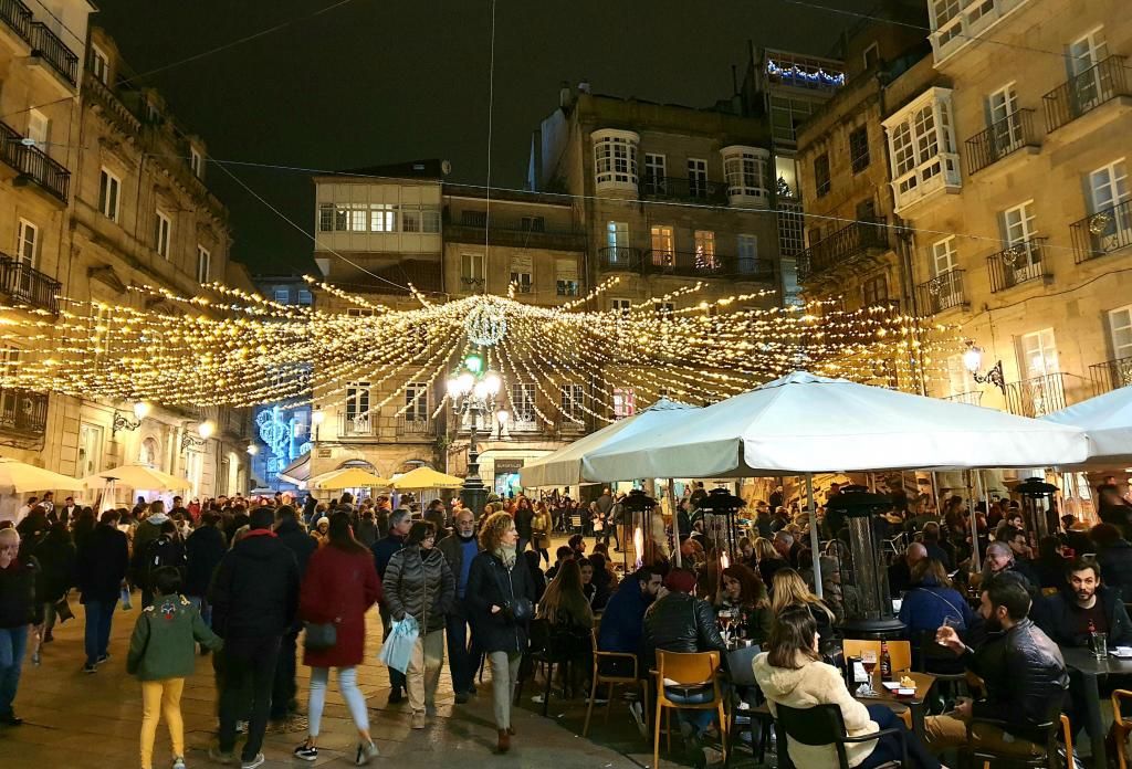 El año que los vigueses vivieron masivamente la Navidad