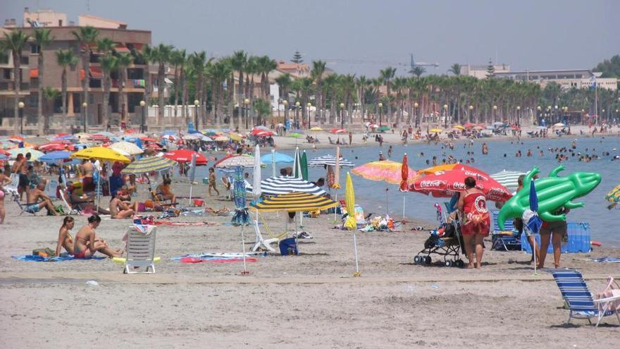 Playa de Los Espejos, en Los Alcázares