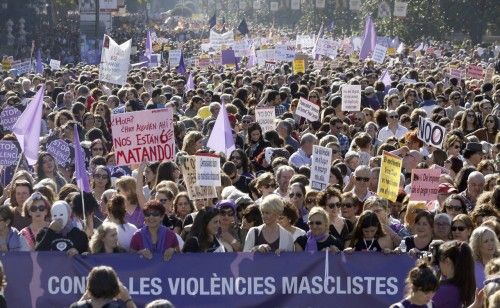 MADRID MARCHA CONTRA LAS "VIOLENCIAS MACHISTAS"