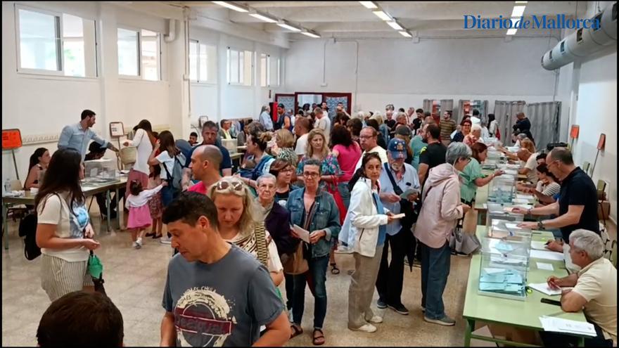 Elecciones en Baleares 2023 | Así ha sido la jornada en los colegios electorales de Mallorca