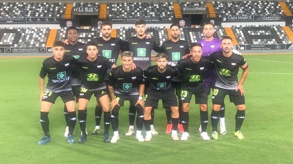 Primer once del Extremadura UD en pretemporada 21-22.