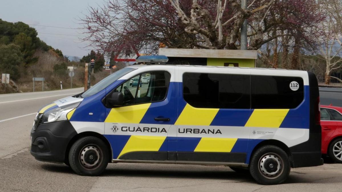 Un vehicle de la Guàrdia Urbana