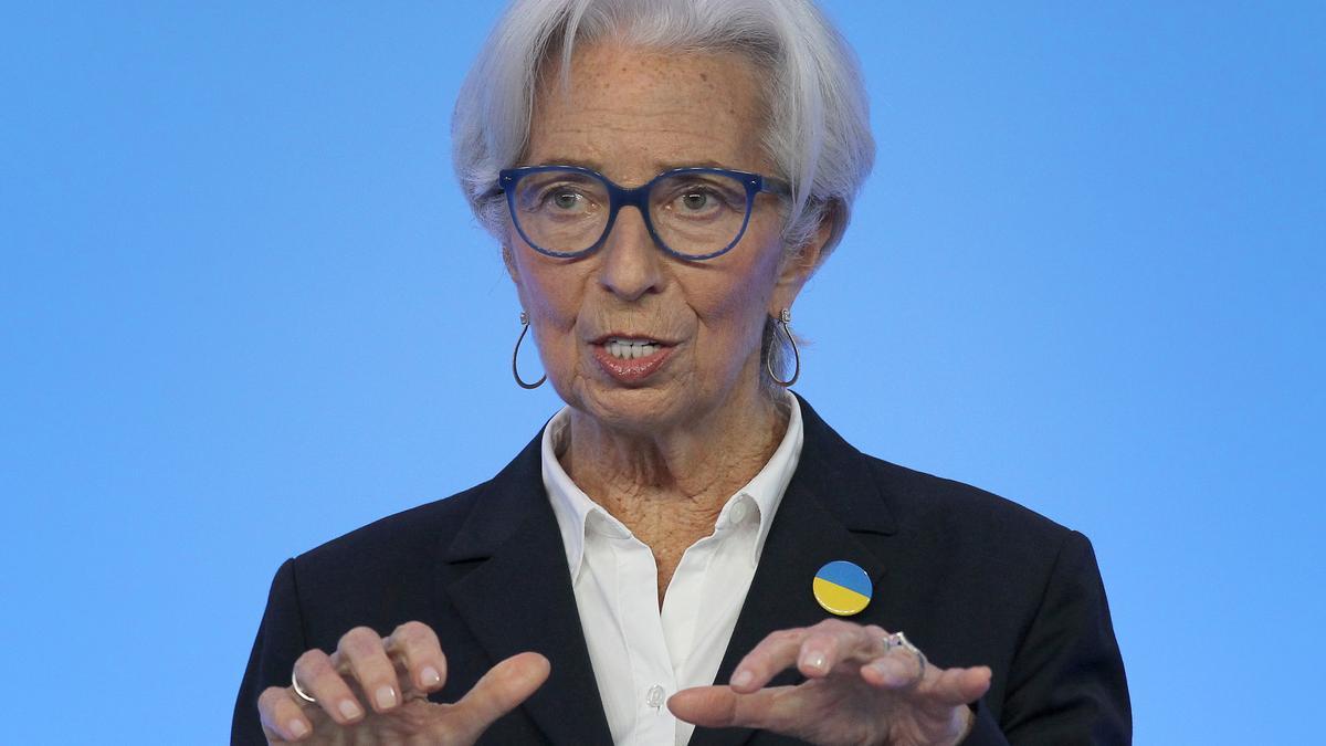 Christine Lagarde, presidenta del BCE.