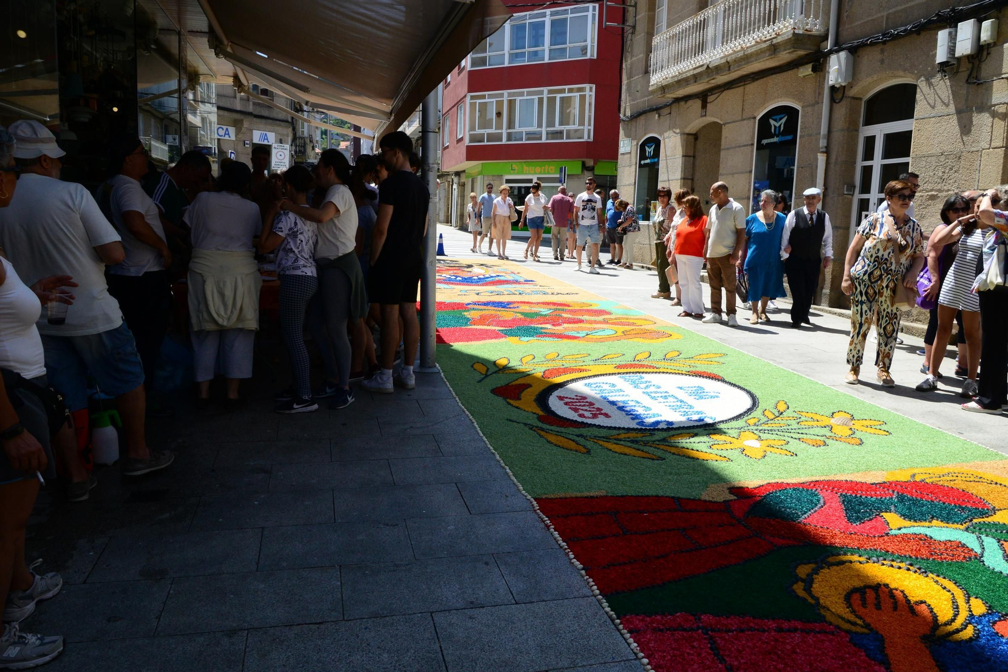 La fiesta de las alfombras florales del Corpus en Bueu (III)