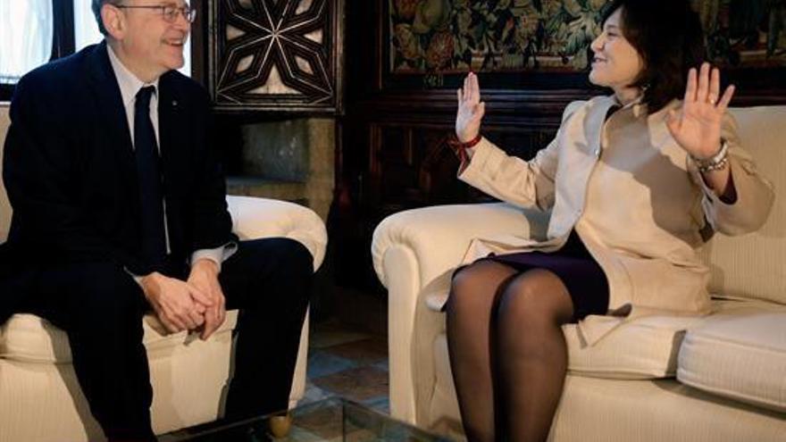 Puig recaba el apoyo de los partidos para pedir ante Rajoy una mejor financiación