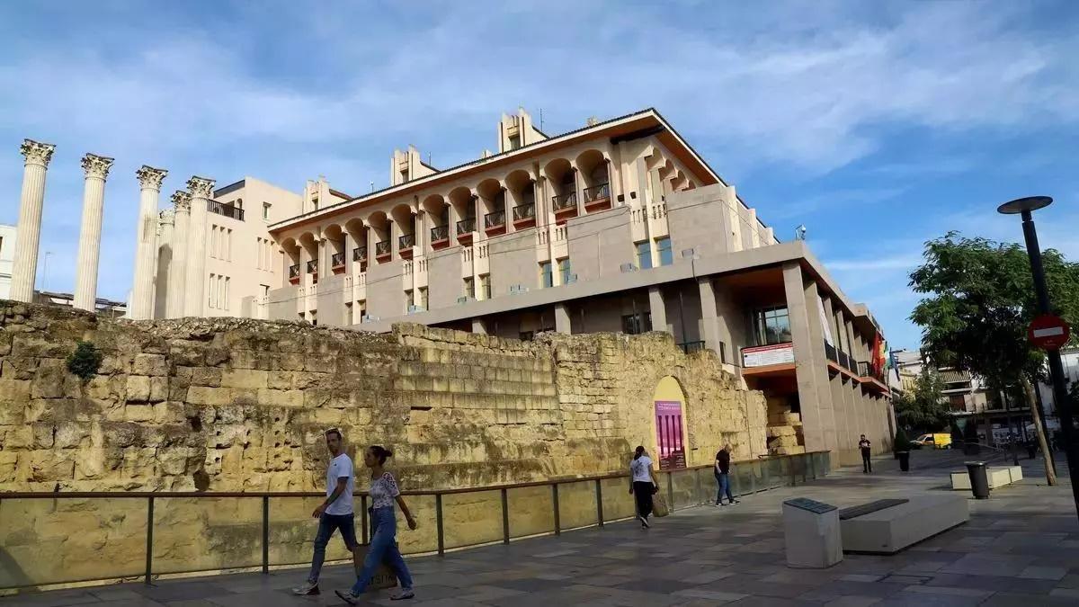 Fachada trasera del Ayuntamiento de Córdoba.