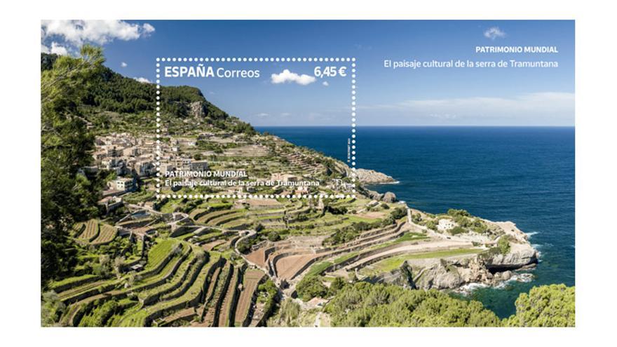 Correos dedica un sello al paisaje de la Serra de Tramuntana