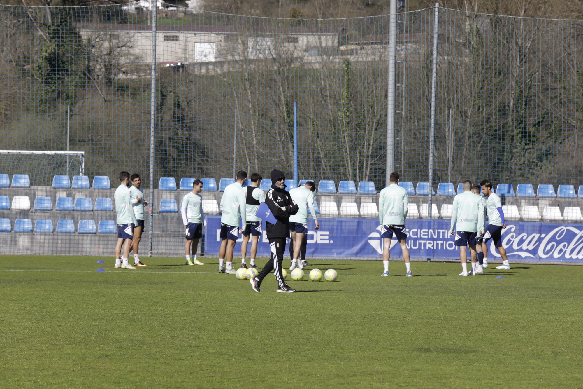 EN IMÁGENES: el entrenamiento del Oviedo